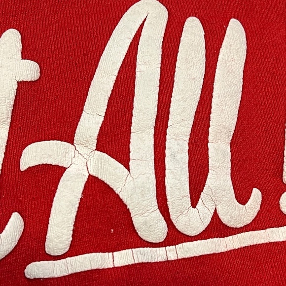 Vintage 80s Dear Santa I want it All! Christmas Xmas Holiday Ugly Sweatshirt - Picture 3 of 5